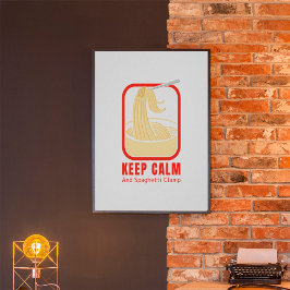 静保かスパゲティのクランプ ポスター