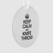 静保かナイフ投げ オーナメント (正面)