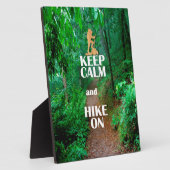 静保かハイキング フォトプラーク (側面)