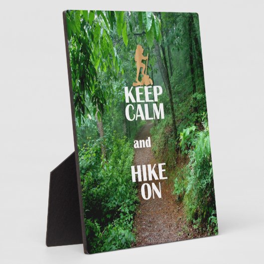 静保かハイキング フォトプラーク (側面)