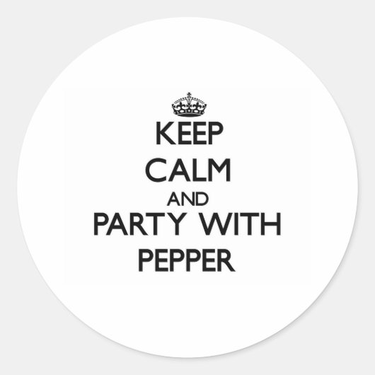 静保かパーティー ラウンドシール (正面)