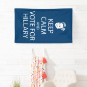 静保かヒラリーに投票 横断幕 (インサイチュ)