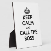 静保かボスに電話 フォトプラーク (側面)