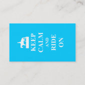 静保か乗る（ライトブルー） 名刺 (裏面)