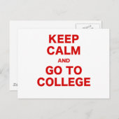 静保か大学に行く ポストカード (正面/裏面)