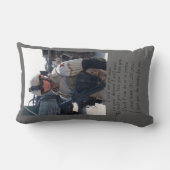 静保か待って展開ピロー。 ランバークッション (裏面)