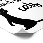 静保か愛猫引用文ウォールアート ポスター (角)