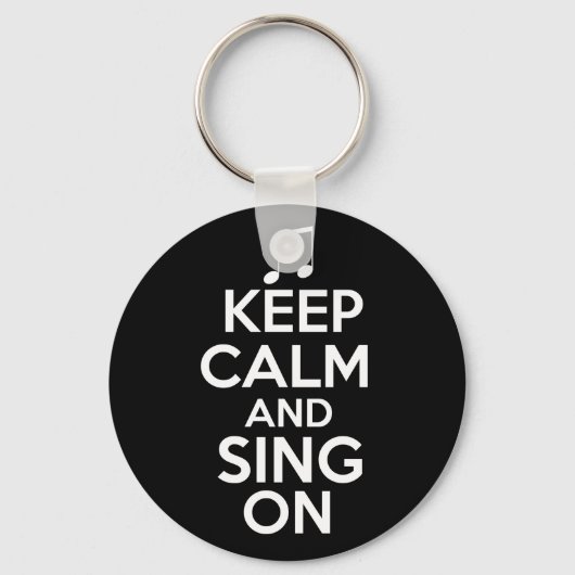 静保か歌う キーホルダー (正面)