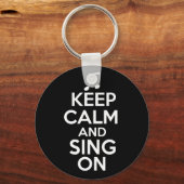 静保か歌う キーホルダー (正面)