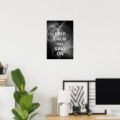 静保か歌う ポスター (ホームオフィス)