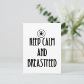 静保か母乳 ポストカード (スタンド正面)