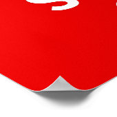 静保か泳いでプリントまたはポスター ポスター (角)