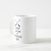 静保か漕ぎ着ける コーヒーマグカップ (正面左)