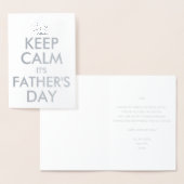 静保か父の日 箔カード (ディスプレー)