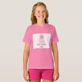 静保か私が誕生日の女の子だ Tシャツ (正面フル)