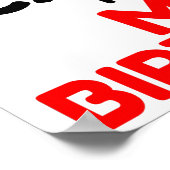 静保か私の誕生日 ポスター (角)