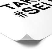 静保か自撮りする ポスター (角)