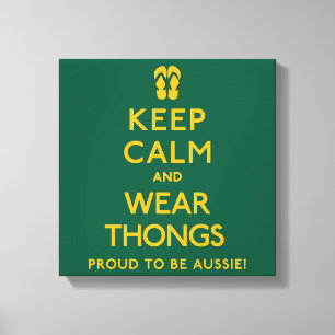 静保か衣服のトング！ キャンバスプリント