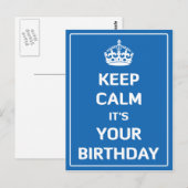 静保か誕生日だ ポストカード (正面/裏面)