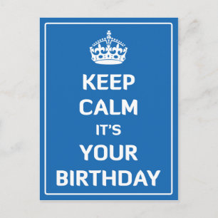 静保か誕生日だ ポストカード