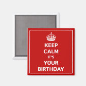 静保か誕生日だ マグネット (正面/裏面)