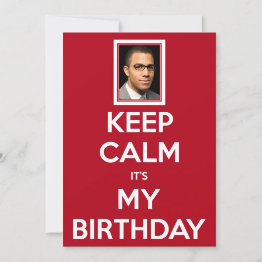 静保か誕生日 招待状 (正面)