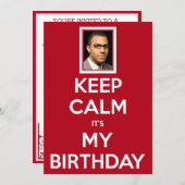 静保か誕生日 招待状 (正面/裏面)