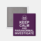 静保か超常的な調査 マグネット (正面/裏面)