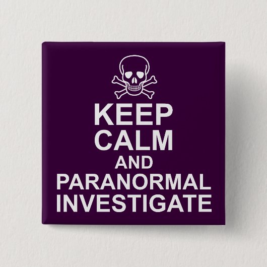 静保か超常的な調査 缶バッジ (正面)