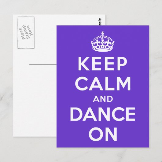 静保か踊る ポストカード (正面/裏面)