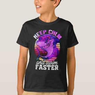 静保か速く泳ぐ Tシャツ
