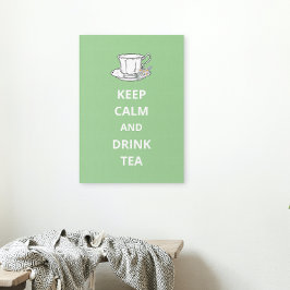 静保か飲み茶ヴィンテージ茶碗 キャンバスプリント