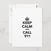 静保か911までお電話 ポストカード (正面/裏面)