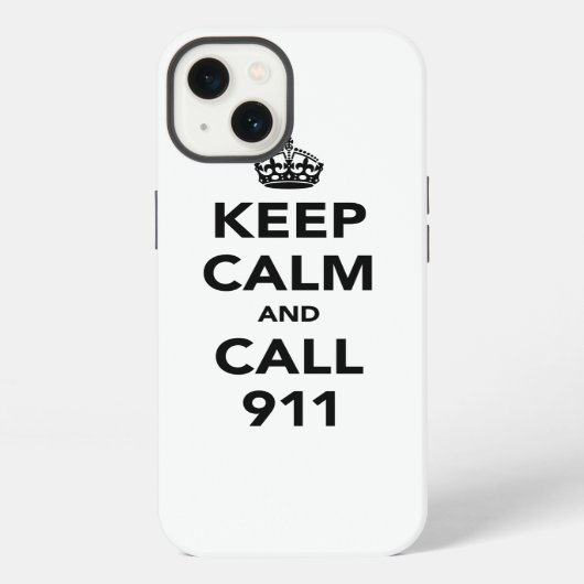 静保か911までお電話 iPhoneケース (裏面)