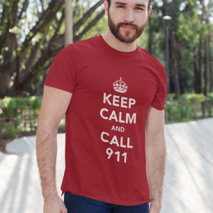 静保か911までお電話 Tシャツ