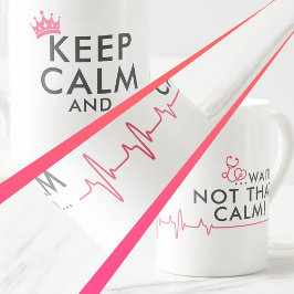 静保か…待て！そんなに落ち着かないで！医おもしろい療 ボーンチャイナマグカップ