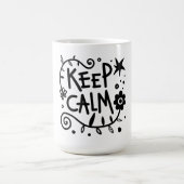 静保か、落書き、自然 コーヒーマグカップ (中央)