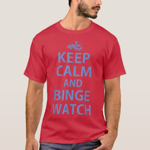 静保かBinge家族の映画おもしろい夜を見る Tシャツ