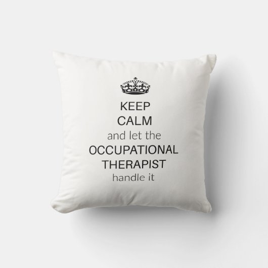 静保かOTに任せる クッション (正面)