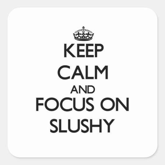 静保かSlushy スクエアシール (正面)