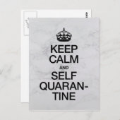 静保容と自主検疫 ポストカード (正面/裏面)