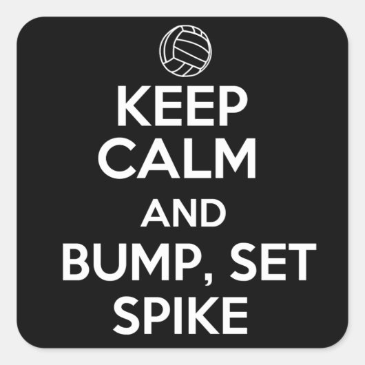 静保度とバンプ、セット、スパイク スクエアシール (正面)