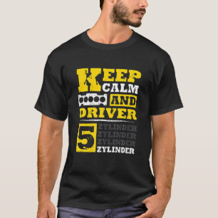 静保気とドライブ5シリンダ – 5シリンダ1 2 4 Tシャツ