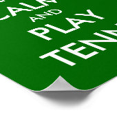 静保然とテニ遊スのポスターパロディ ポスター (角)