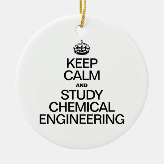 静保静勉強化学エンジニアリング セラミックオーナメント (正面)