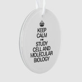 静保・勉強細胞及び分子生物学 オーナメント (正面)