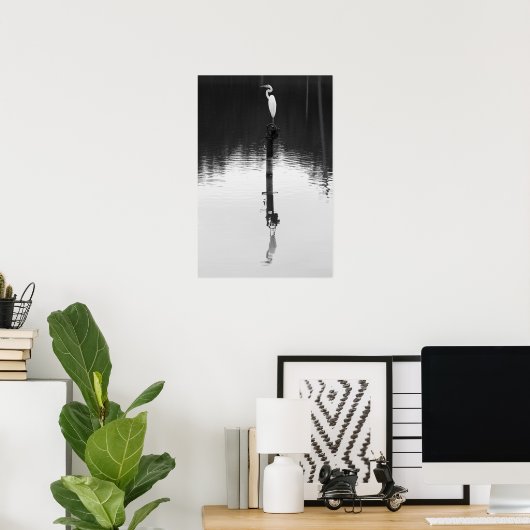 静反射 ポスター (ホームオフィス)