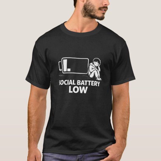 静寂が私の慰め Tシャツ (正面)