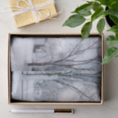 静寂が聞こえてくる – Winter Barn 薄葉紙 (ギフト)