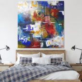 静寂と嵐の間 キャンバスプリント (インサイチュ (寝室))